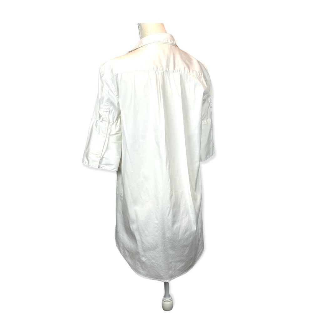 H&M L.O.G.G.oversized white button down blouse - Picture 3 of 6
